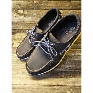 Dexter Memory Foam Men's Boat Shoes Size 13 Comfort Blue Navy Slip-on loafers